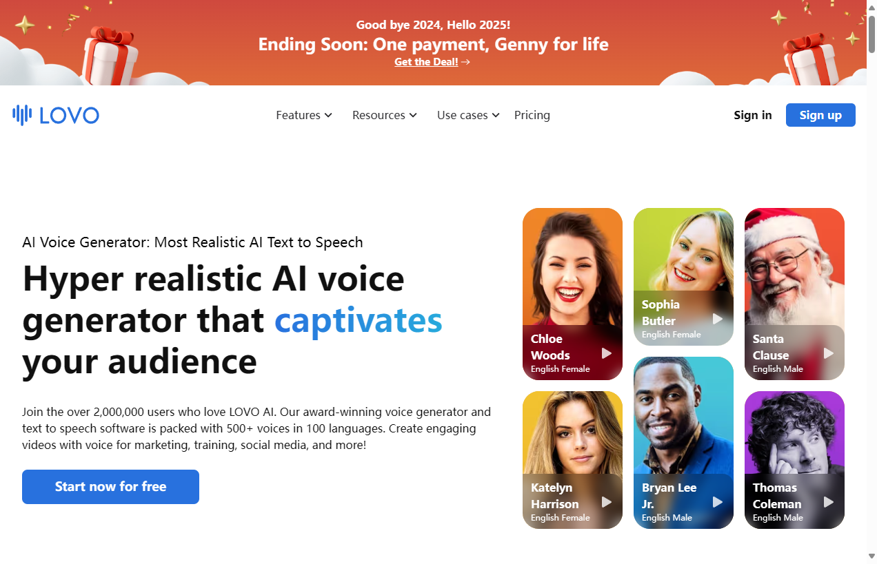 Free AI Voice Generator