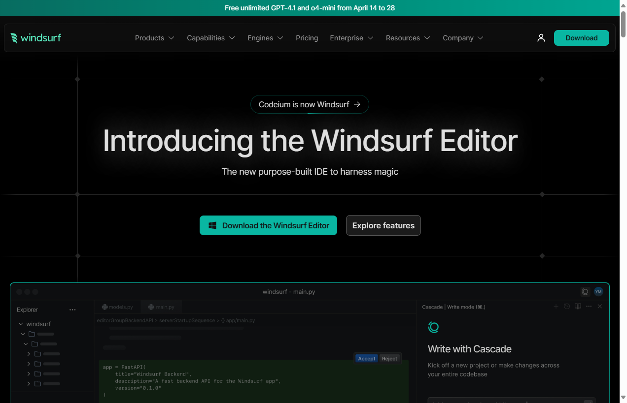 Windsurf (formerly Codeium)