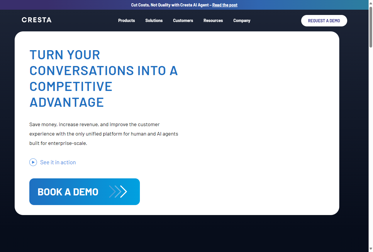 Cresta Generative AI Platform