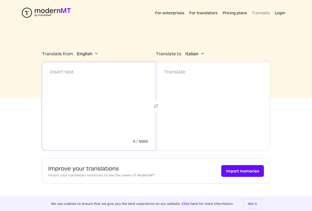 ModernMT Translate