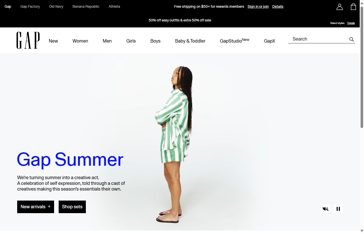 Gap官网