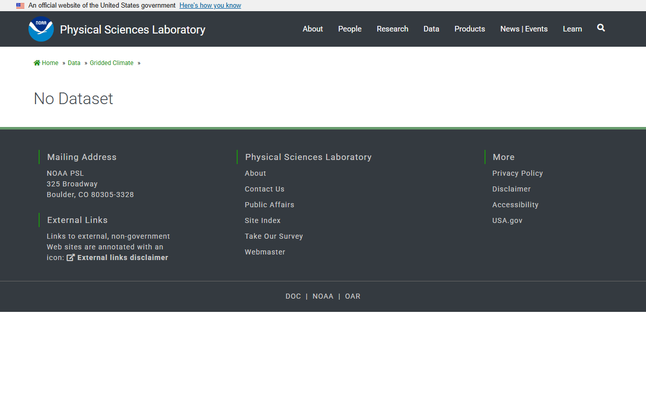 NOAA Physical Sciences Laboratory