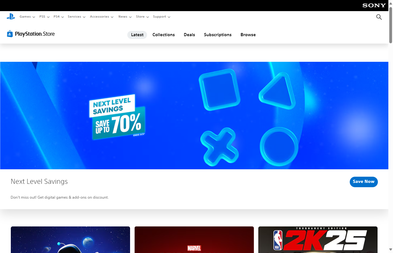 PlayStation Store新加坡官网