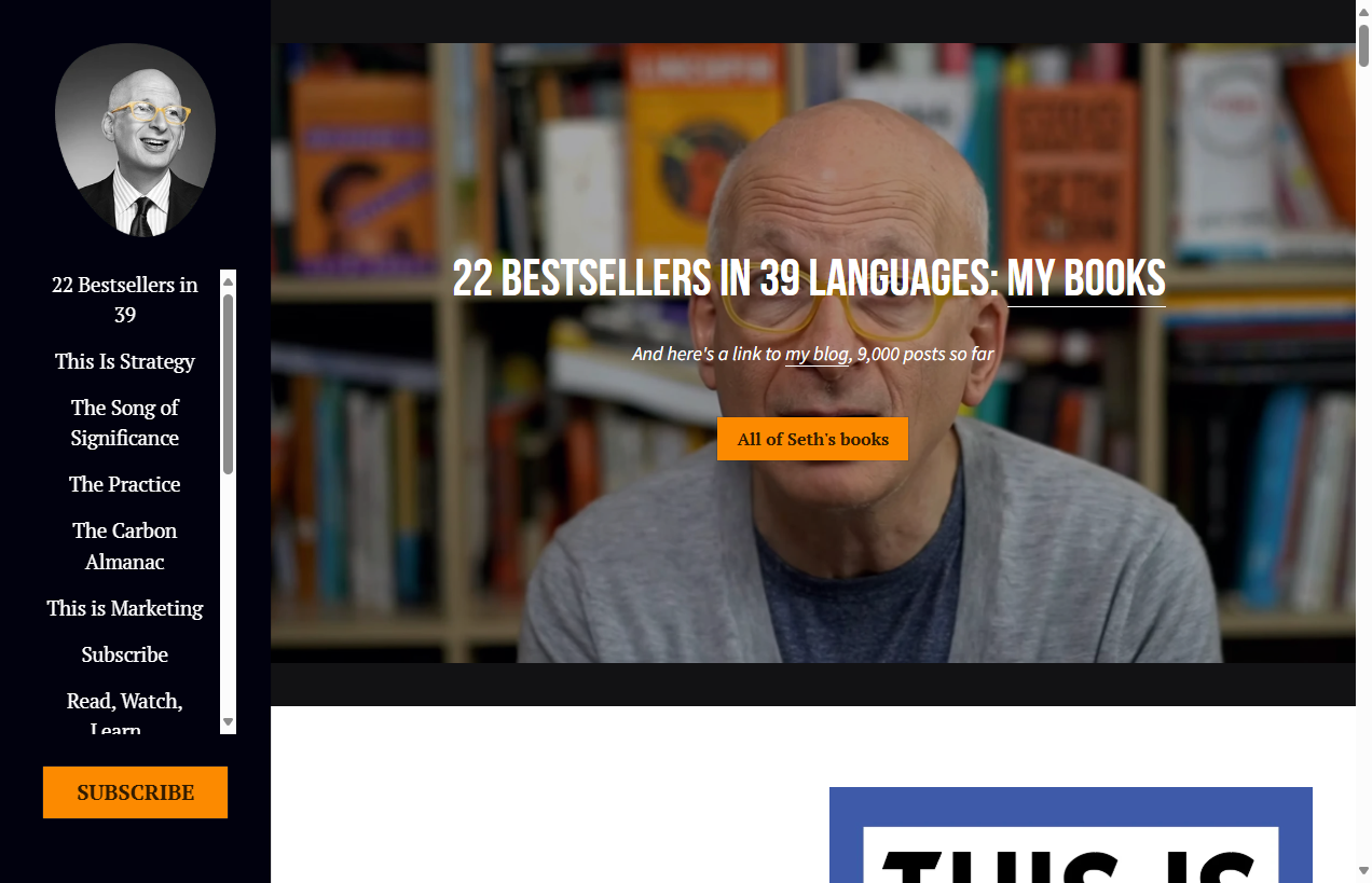 Seth Godin的个人网站