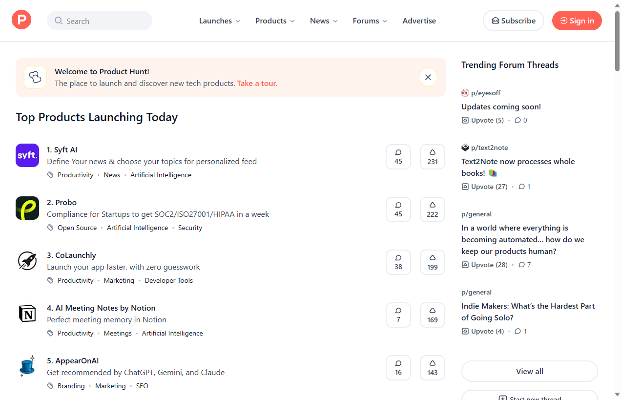 Product Hunt