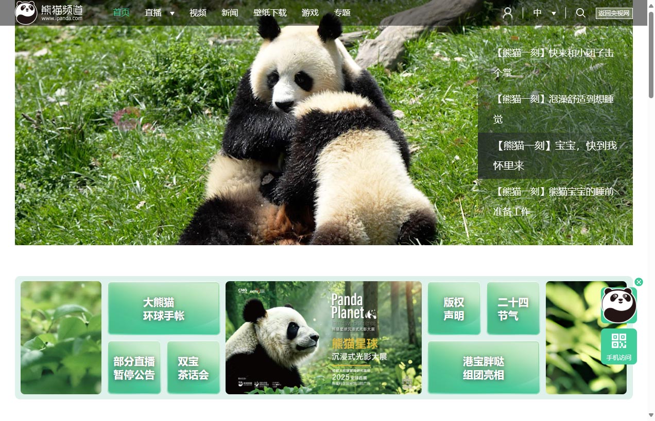 熊猫频道_央视网