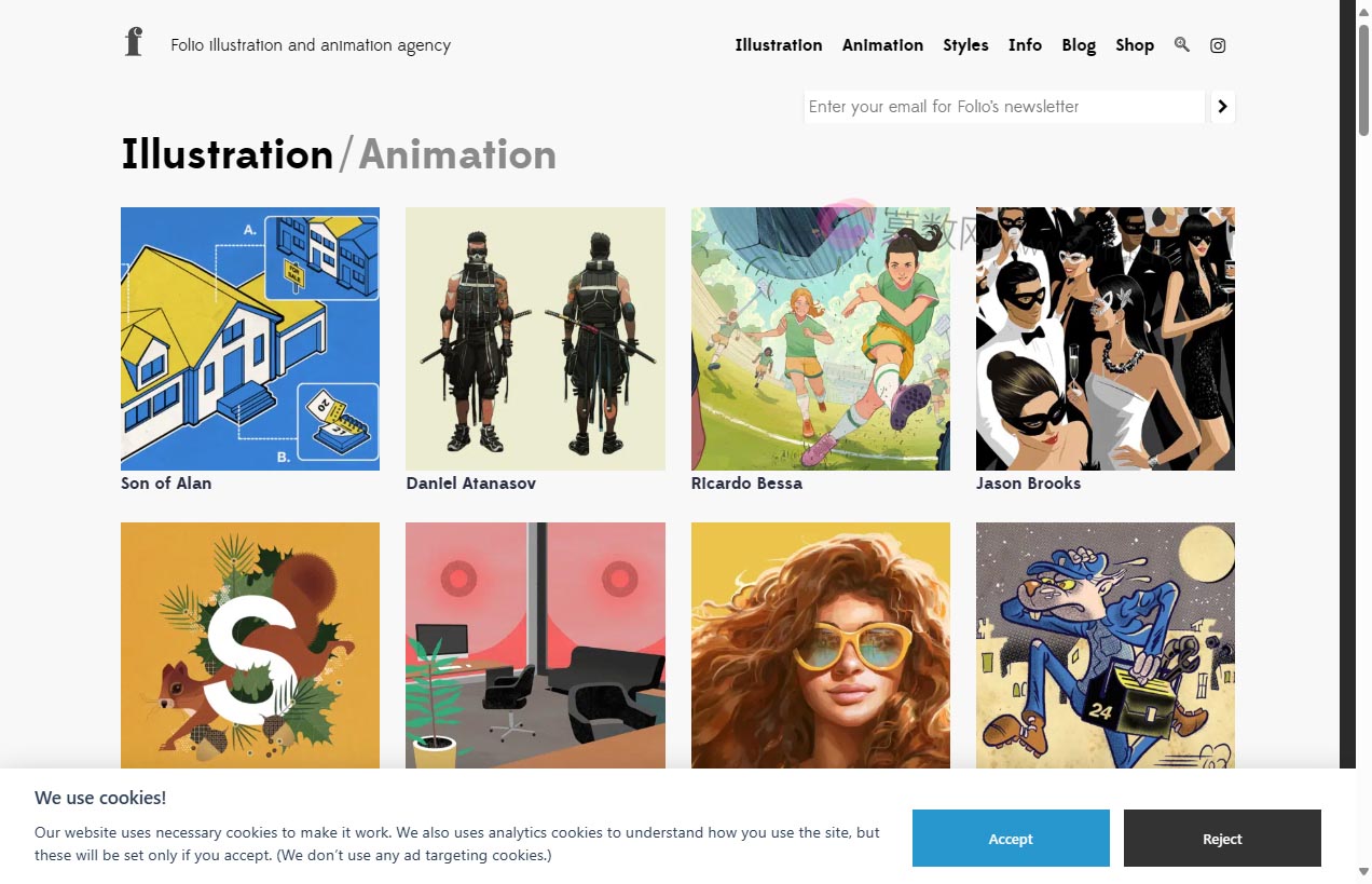 Folio illustration agency & animation studio