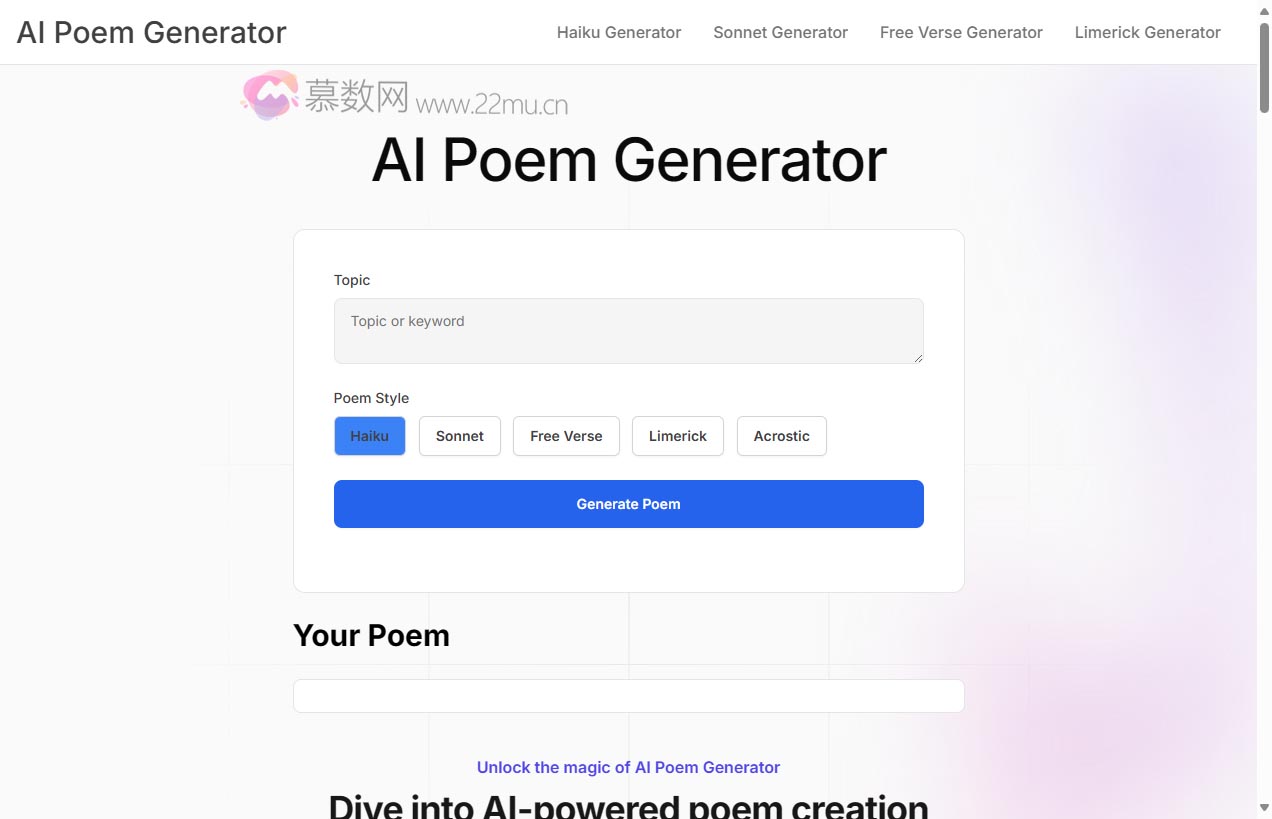 Poem Generator