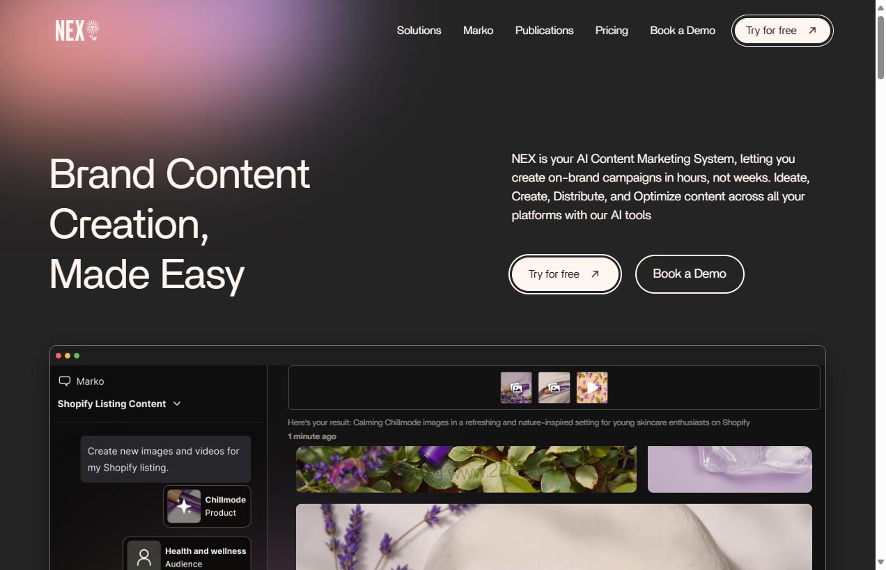 NEX: AI Built for Brands