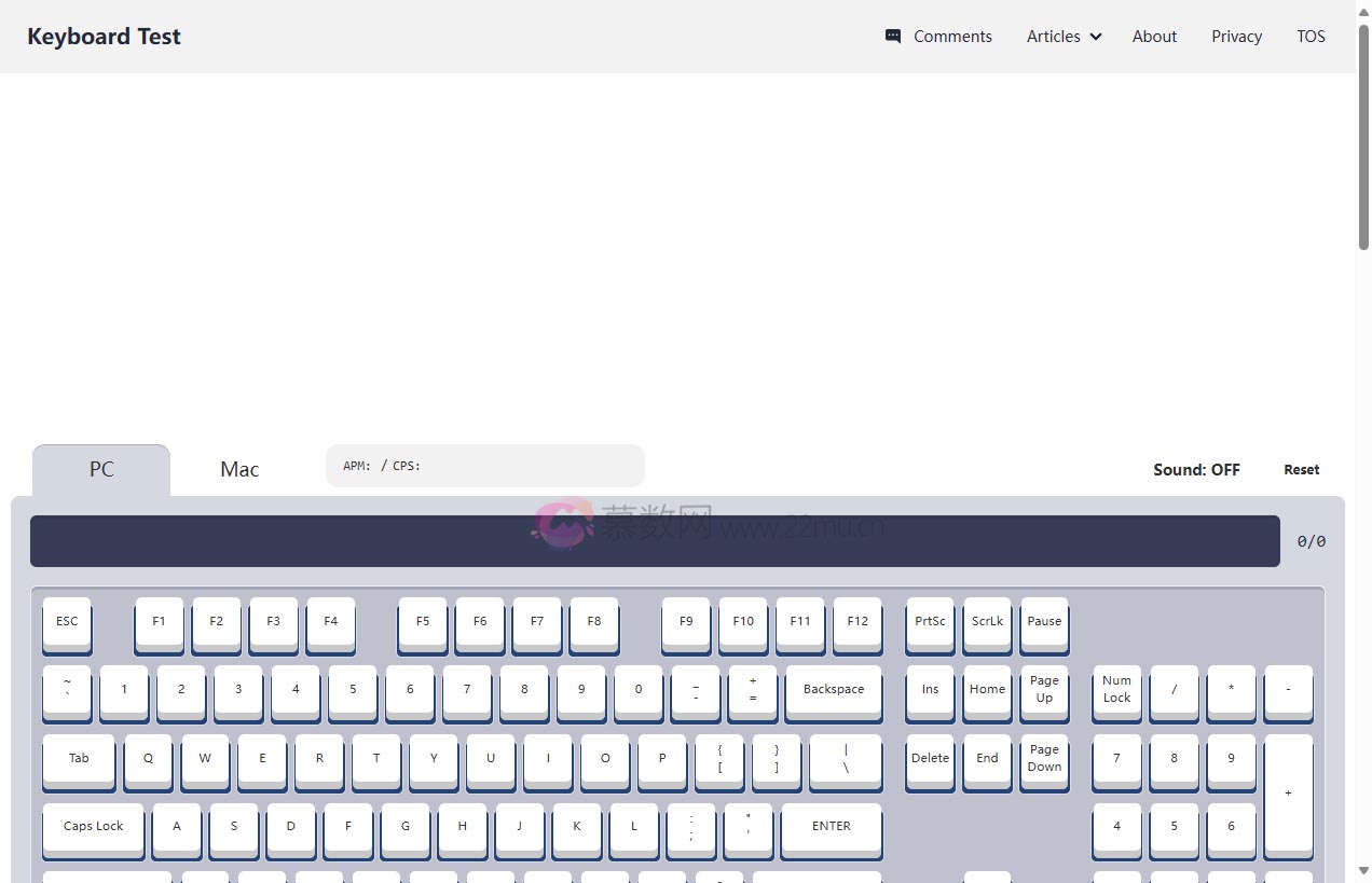 Keyboard Test Online