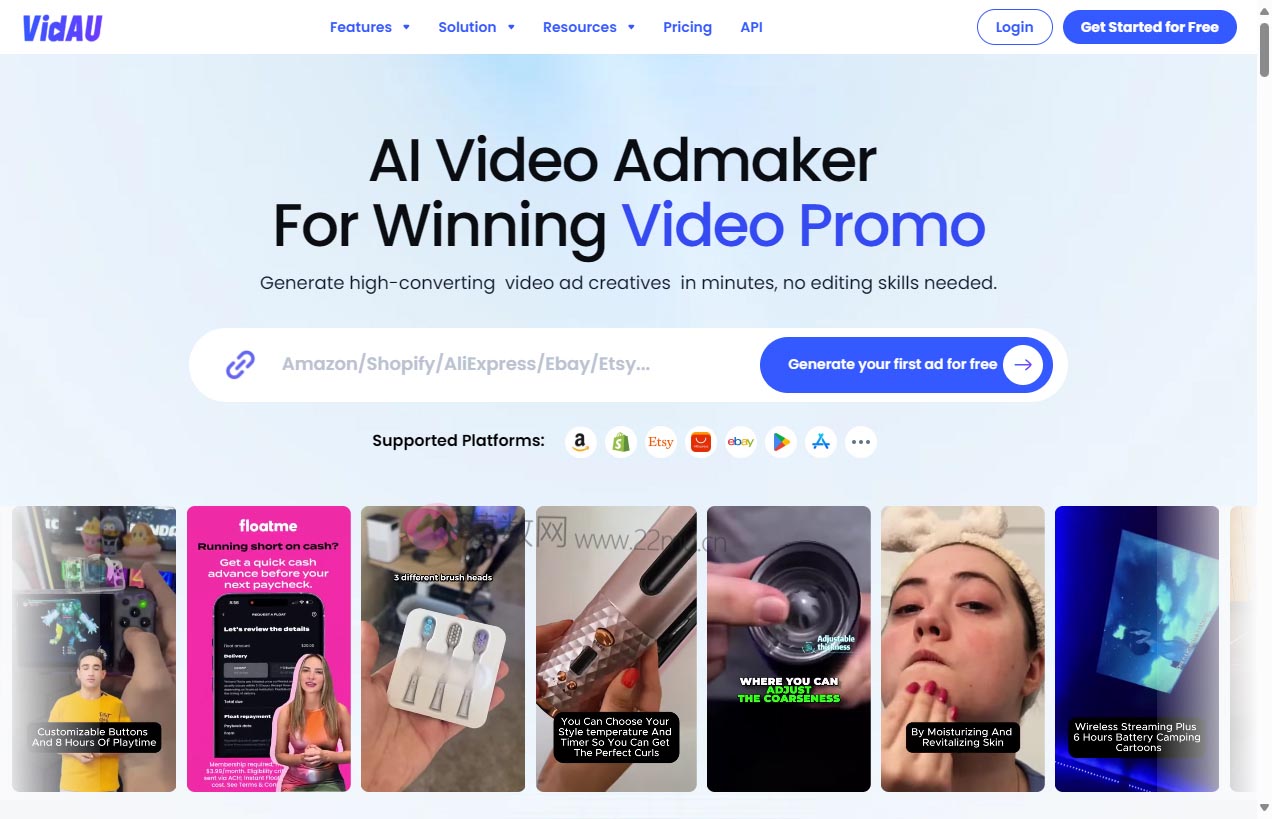 VidAU AI视频生成器