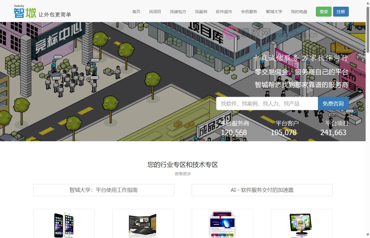 智城外包网