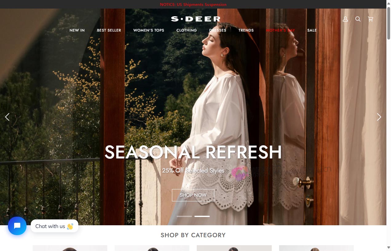 S·DEER女装时尚购物网站